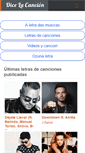 Mobile Screenshot of dicelacancion.com